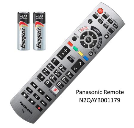 Genuine Silver Panasonic Remote Control N2QAYB001179.jpg